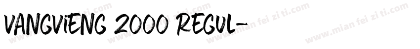 VangVieng 2000 Regul字体转换